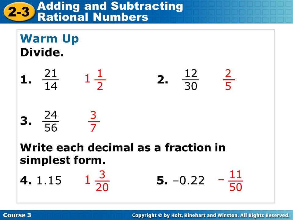 write a division expression as a fraction